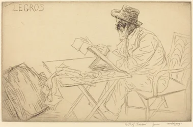 Alphonse Legros skitsering