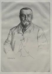 Portræt af H. Cock, 1895.