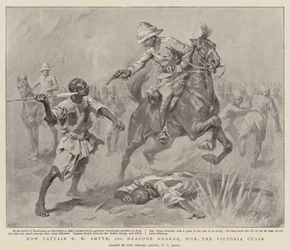 Hvordan kaptajn N M Smyth, 2nd Dragoon Guards, vandt Victoria Cross