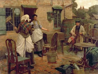 Under Petticoat Government, ca. 1891-2 (olie på lærred)