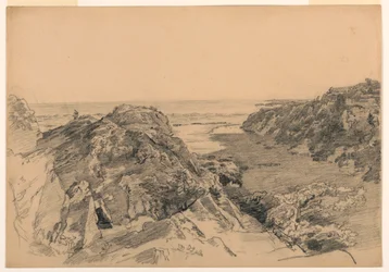 Tegning, Paradise and Purgatory, Middletown, Rhode Island, ca. 1875-80