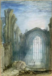 Melrose Abbey: En illustration til Sir Walter Scotts The La
