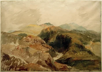 Aran og Snowdon fra skråningerne af Moel Hebog