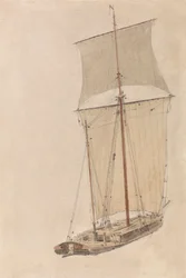 "Friend"-sejlskibet ved Upton-on-Severn