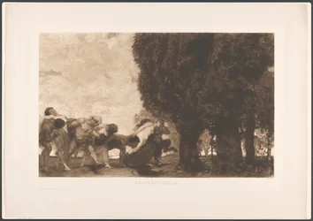 Bacchante procession, Naar Franz stykke