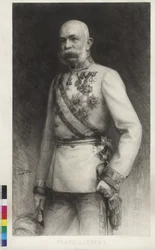 Franz Joseph I i gallauniform som feltmarskal
