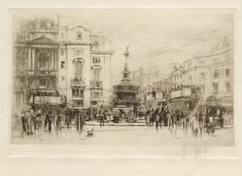 Piccadilly Circus, set mod Lower Regent Street, med Criterion Theatre bagved