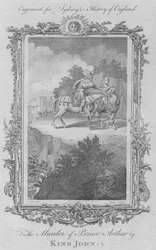 Mordet på prins Arthur ved kong Johan, 1773
