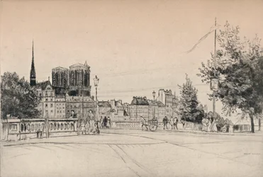 Tårnene i Notre-Dame, 1915