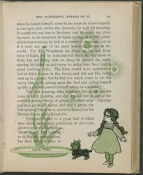 Illustration fra "Den vidunderlige troldmand fra Oz" af Lyman Frank Baum