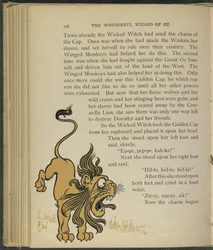 Illustration fra "Den vidunderlige troldmand fra Oz" af Lyman Frank Baum