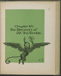 Illustration fra "Den vidunderlige troldmand fra Oz" af Lyman Frank Baum