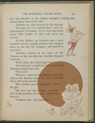 Illustration fra "Den vidunderlige troldmand fra Oz" af Lyman Frank Baum