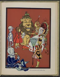 Illustration fra "Den vidunderlige troldmand fra Oz" af Lyman Frank Baum