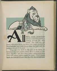 Illustration fra "Den vidunderlige troldmand fra Oz" af Lyman Frank Baum
