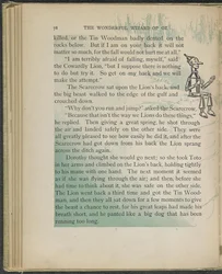 Illustration fra "Den vidunderlige troldmand fra Oz" af Lyman Frank Baum
