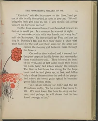 Illustration fra "Den vidunderlige troldmand fra Oz" af Lyman Frank Baum