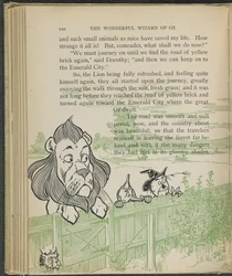 Illustration fra "Den vidunderlige troldmand fra Oz" af Lyman Frank Baum