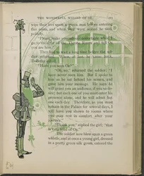 Illustration fra "Den vidunderlige troldmand fra Oz" af Lyman Frank Baum