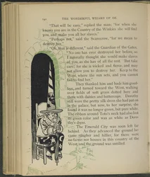 Illustration fra "Den vidunderlige troldmand fra Oz" af Lyman Frank Baum