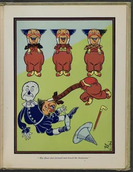 Illustration fra "Den vidunderlige troldmand fra Oz" af Lyman Frank Baum