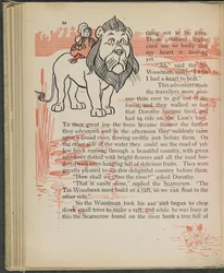 Illustration fra "Den vidunderlige troldmand fra Oz" af Lyman Frank Baum