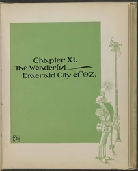 Illustration fra "Den vidunderlige troldmand fra Oz" af Lyman Frank Baum