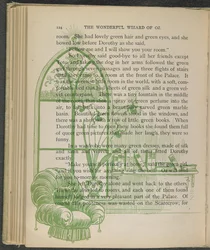Illustration fra "Den vidunderlige troldmand fra Oz" af Lyman Frank Baum