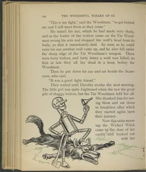 Illustration fra "Den vidunderlige troldmand fra Oz" af Lyman Frank Baum