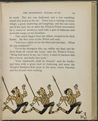 Illustration fra "Den vidunderlige troldmand fra Oz" af Lyman Frank Baum