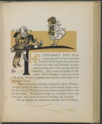 Illustration fra "Den vidunderlige troldmand fra Oz" af Lyman Frank Baum