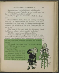 Illustration fra "Den vidunderlige troldmand fra Oz" af Lyman Frank Baum