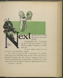 Illustration fra "Den vidunderlige troldmand fra Oz" af Lyman Frank Baum