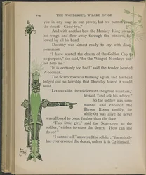 Illustration fra "Den vidunderlige troldmand fra Oz" af Lyman Frank Baum