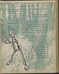 Illustration fra "Den vidunderlige troldmand fra Oz" af Lyman Frank Baum