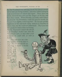 Illustration fra "Den vidunderlige troldmand fra Oz" af Lyman Frank Baum