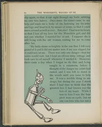Illustration fra "Den vidunderlige troldmand fra Oz" af Lyman Frank Baum