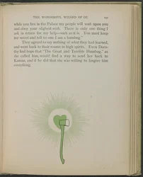 Illustration fra "Den vidunderlige troldmand fra Oz" af Lyman Frank Baum