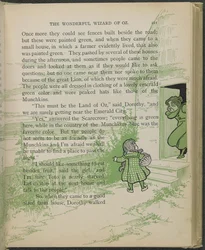 Illustration fra "Den vidunderlige troldmand fra Oz" af Lyman Frank Baum