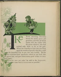 Illustration fra "Den vidunderlige troldmand fra Oz" af Lyman Frank Baum