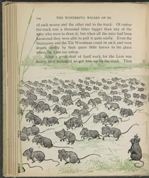 Illustration fra "Den vidunderlige troldmand fra Oz" af Lyman Frank Baum
