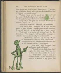 Illustration fra "Den vidunderlige troldmand fra Oz" af Lyman Frank Baum
