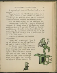 Illustration fra "Den vidunderlige troldmand fra Oz" af Lyman Frank Baum