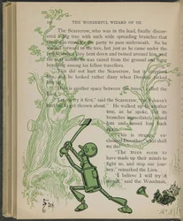 Illustration fra "Den vidunderlige troldmand fra Oz" af Lyman Frank Baum