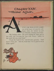 Illustration fra "Den vidunderlige troldmand fra Oz" af Lyman Frank Baum