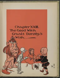 Illustration fra "Den vidunderlige troldmand fra Oz" af Lyman Frank Baum