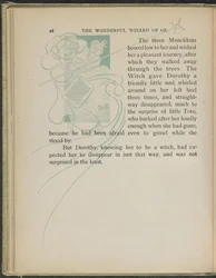 Illustration fra "Den vidunderlige troldmand fra Oz" af Lyman Frank Baum