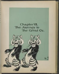 Illustration fra "Den vidunderlige troldmand fra Oz" af Lyman Frank Baum
