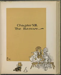 Illustration fra "Den vidunderlige troldmand fra Oz" af Lyman Frank Baum