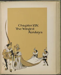 Illustration fra "Den vidunderlige troldmand fra Oz" af Lyman Frank Baum